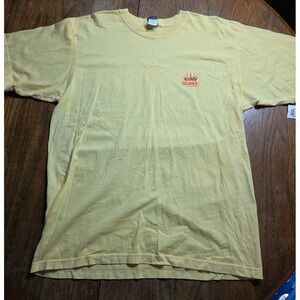 Vintage Y2K OP Board Co. Dead Stock yellow T-shirt Men's Size L Grunge Surfer